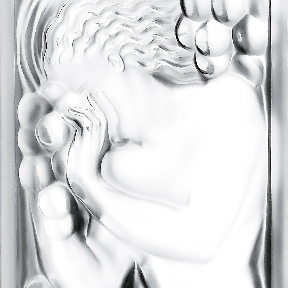 Lalique Figure Et Raisins Panel